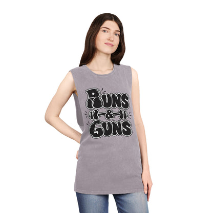 Buns & Guns Stonewash Gym Tank