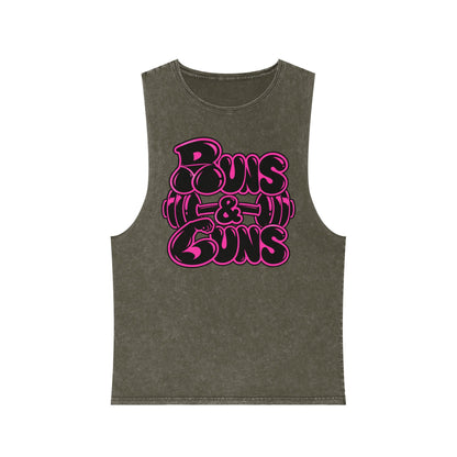 Buns and Guns – Stonewash Tank