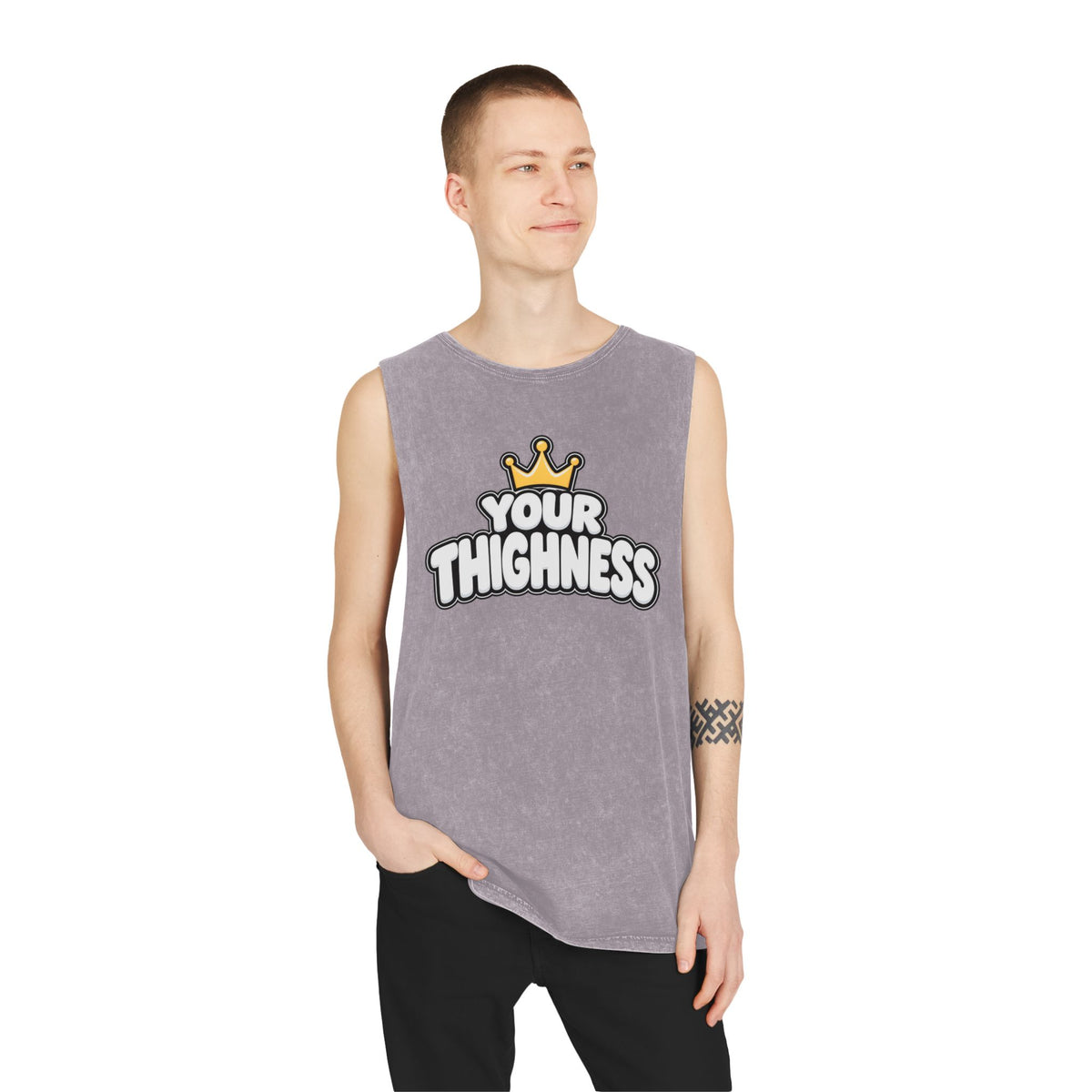 Your Thighness – Stonewash Tank