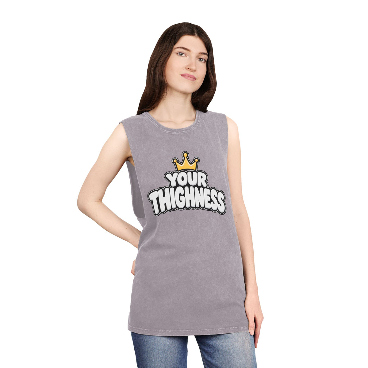 Your Thighness – Stonewash Tank