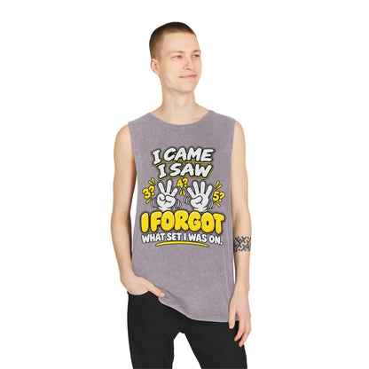 I Came I Saw I Forgot What Set I Was On – Stonewash Tank
