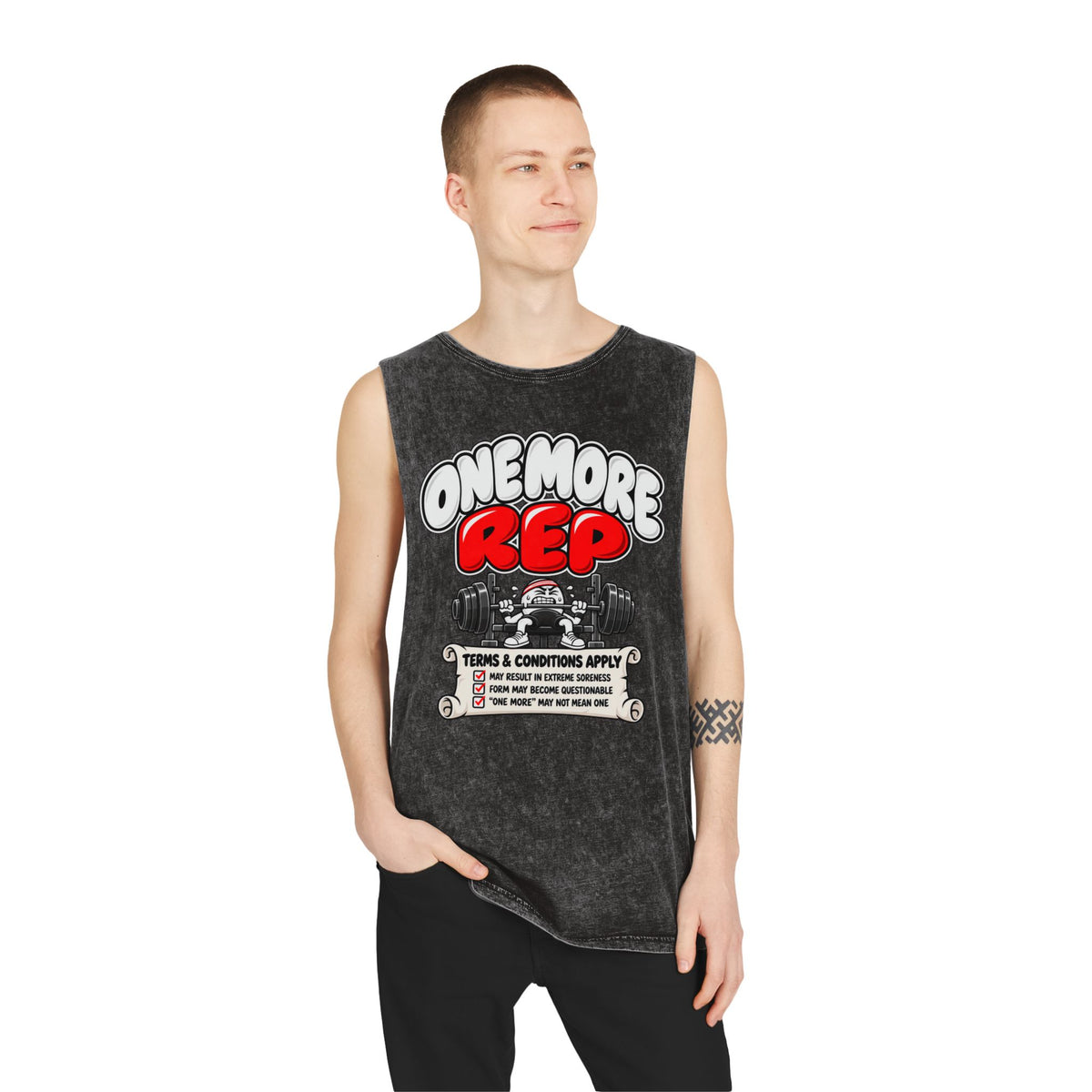 One More Rep — Illustrated – Stonewash Tank