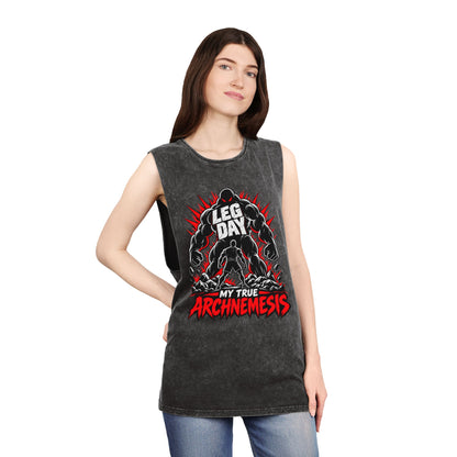 Leg Day: My True Archnemesis – Stonewash Tank