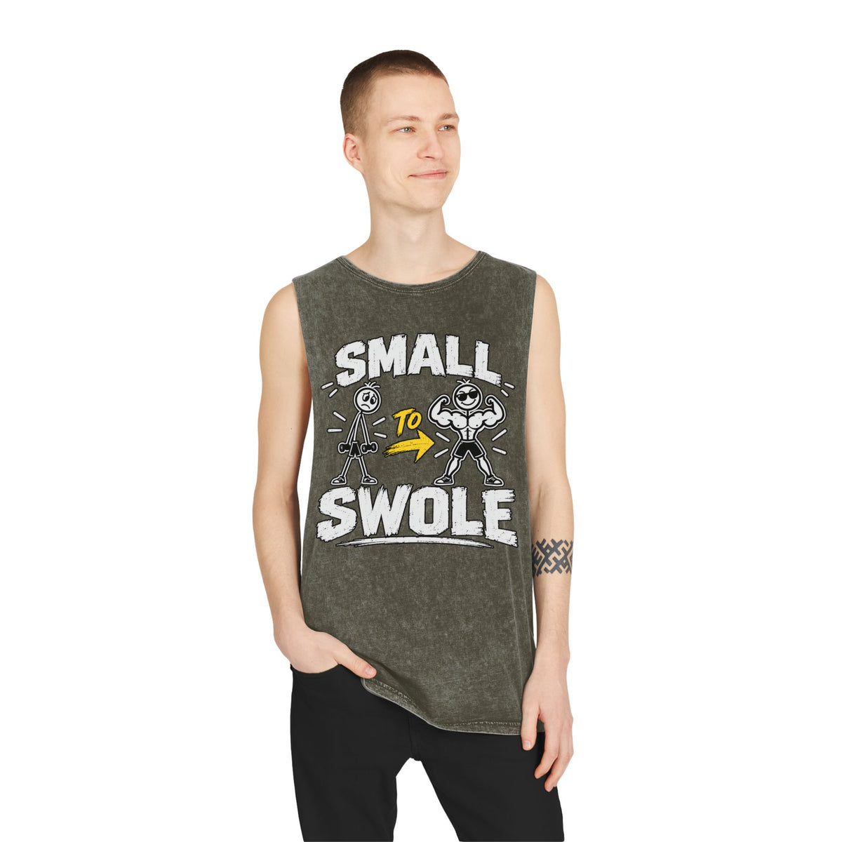 Small to Swole – Stonewash Tank