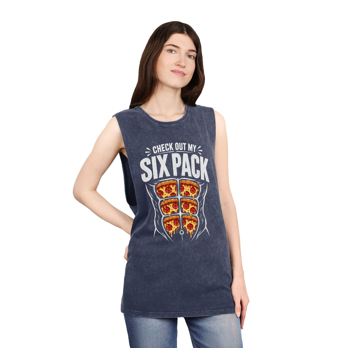 Check Out My Six Pack Pizza Tank Top