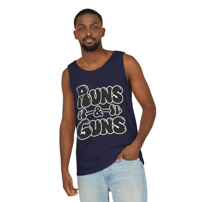 Buns & Guns – Classic Outline – Comfort Colors Garment-Dyed Tank