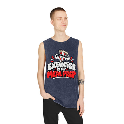 Exercise Is My Meal Prep – Stonewash Tank