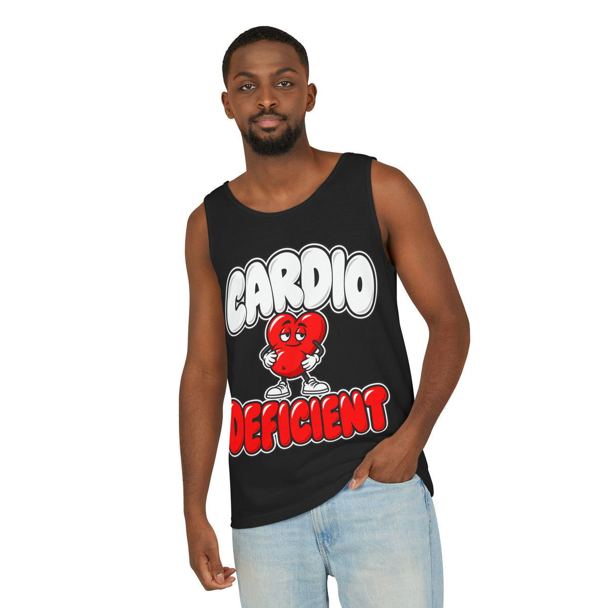 Cardio Deficient – Comfort Colors Garment-Dyed Tank
