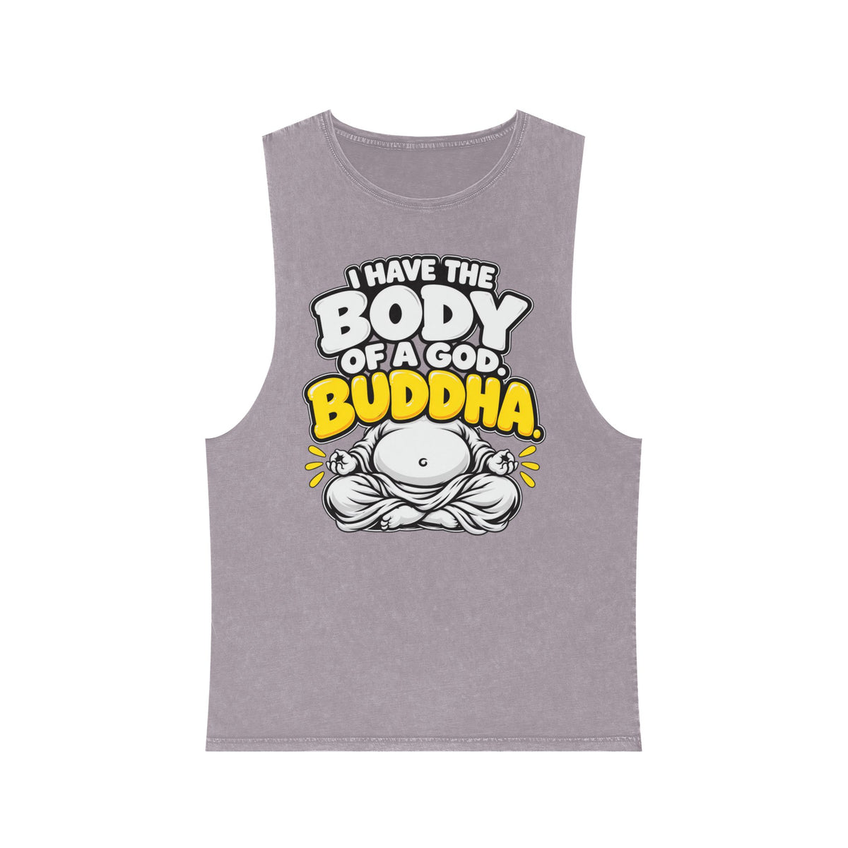 I Have the Body of a God: Buddha – Stonewash Tank