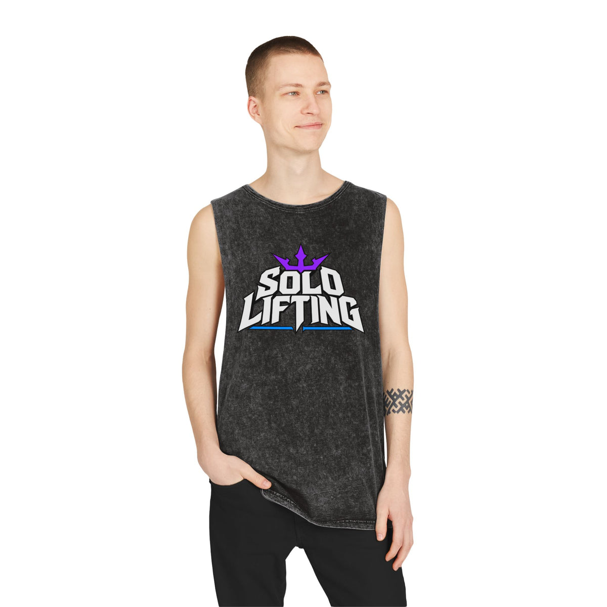 Solo Lifting Crown – Stonewash Tank