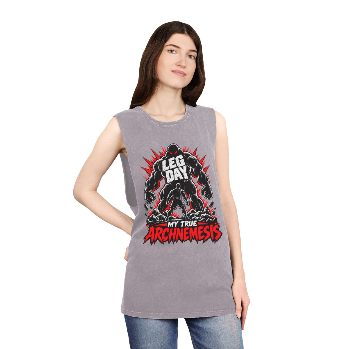 Leg Day: My True Archnemesis – Stonewash Tank