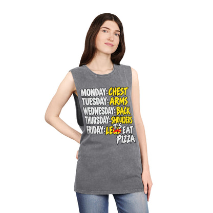 Lets Eat Pizza – Stonewash Tank
