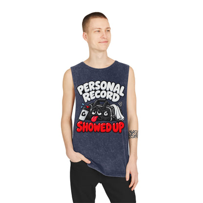 Personal Record Showed Up – Stonewash Tank