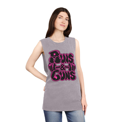Buns and Guns – Stonewash Tank