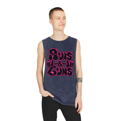 Buns and Guns – Stonewash Tank