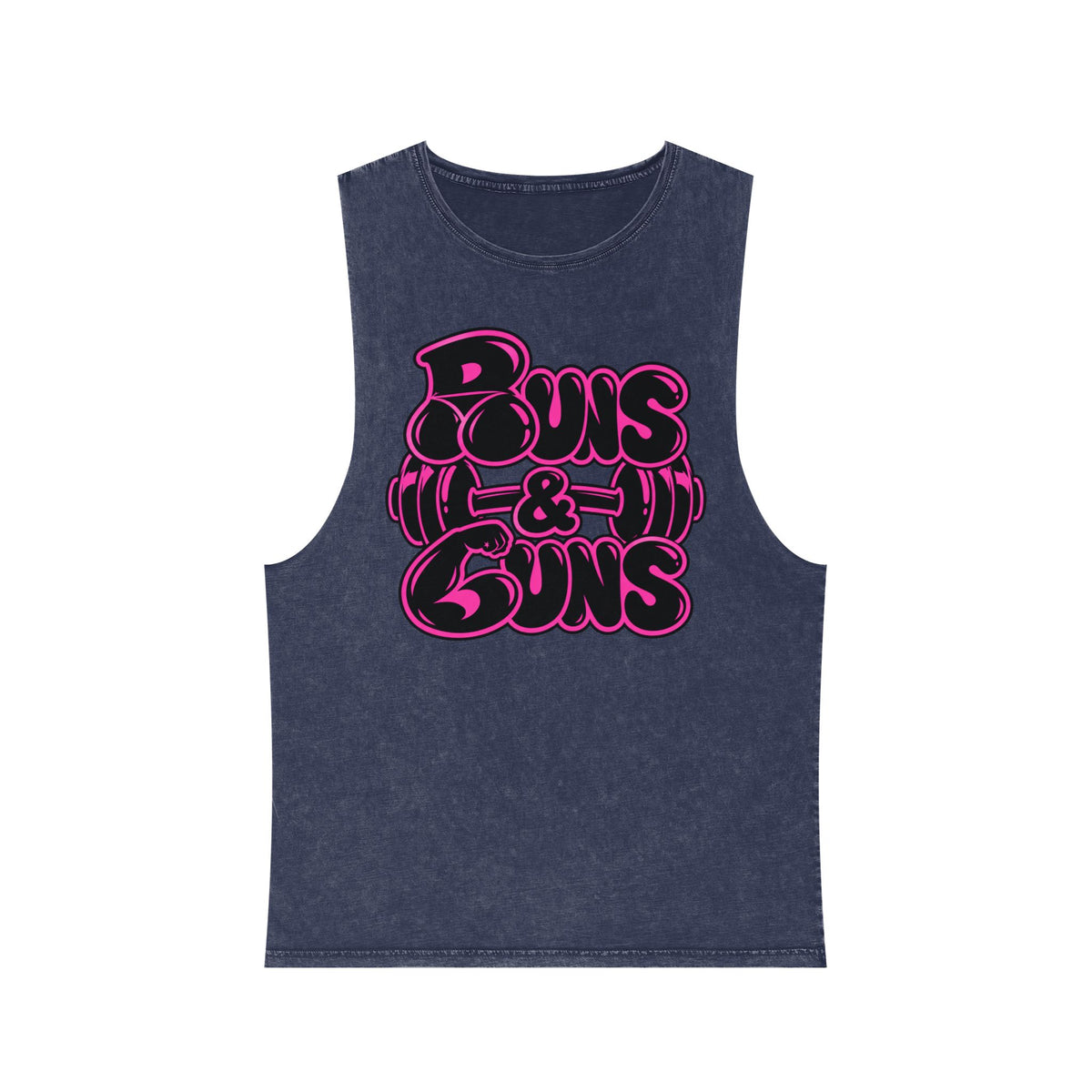 Buns and Guns – Stonewash Tank