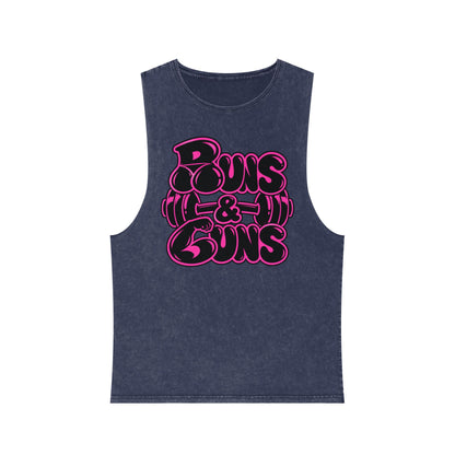 Buns and Guns – Stonewash Tank