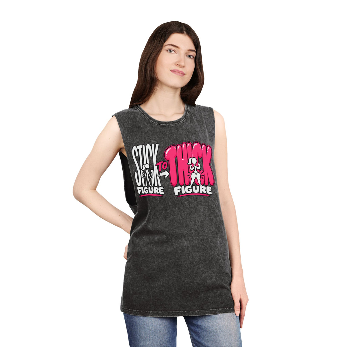Stick Figure to Thick Figure – Stonewash Tank