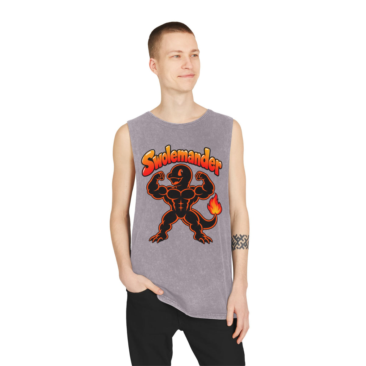Swolemander – Stonewash Tank