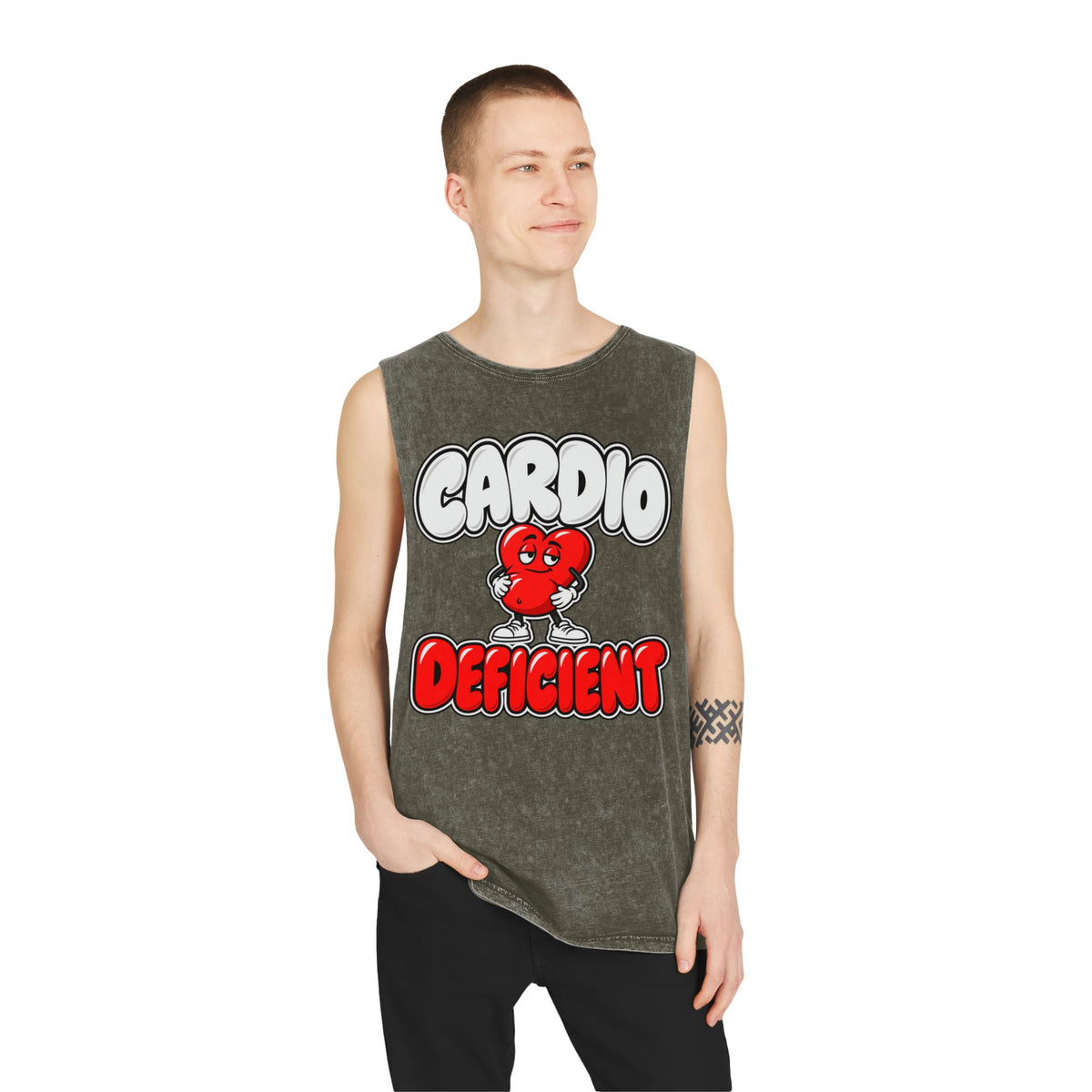 Cardio Deficient – Stonewash Tank