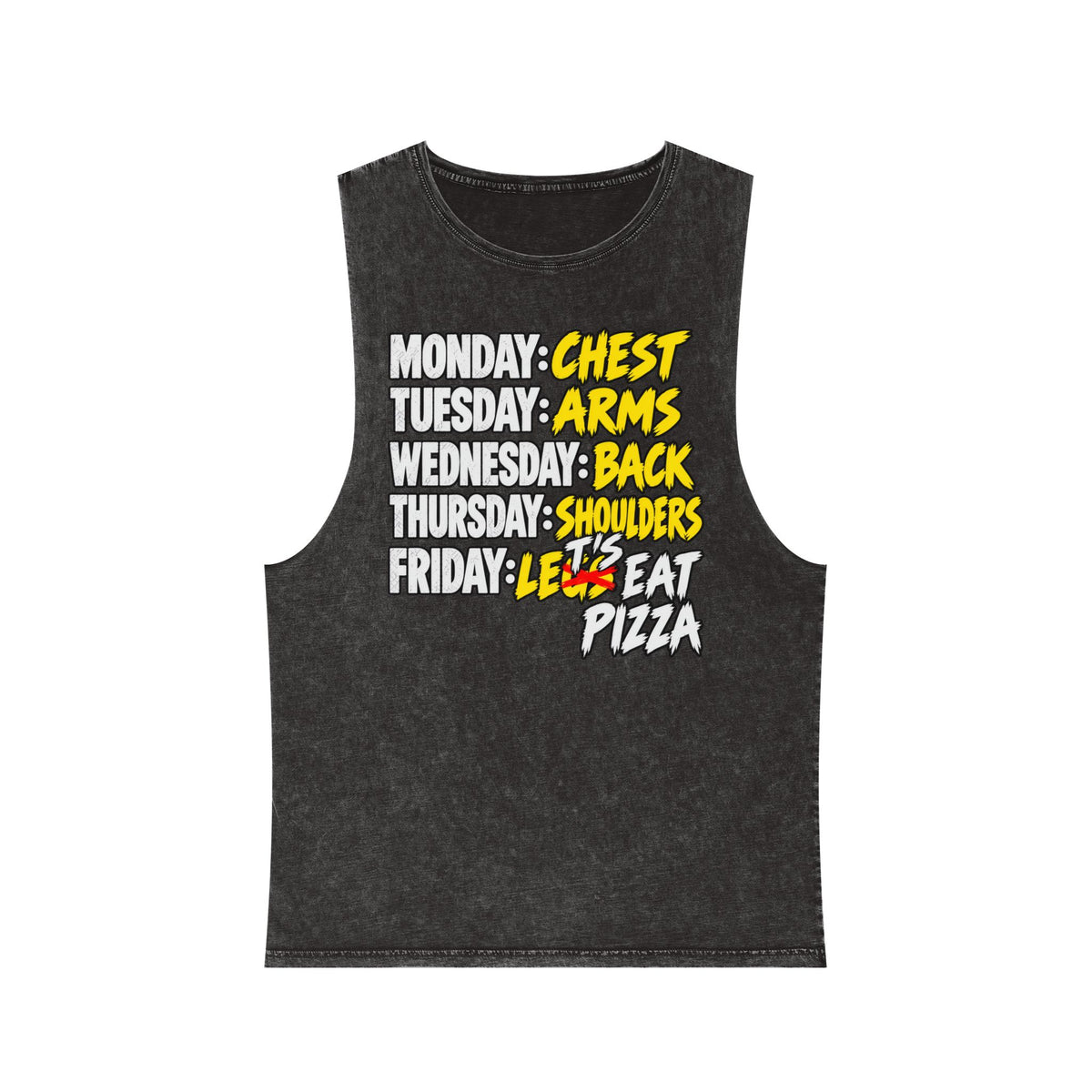 Lets Eat Pizza – Stonewash Tank