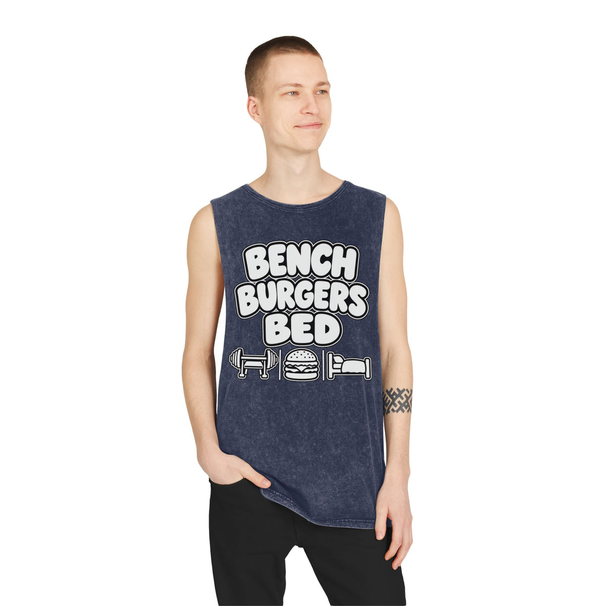 Bench Burgers Bed – Stonewash Tank