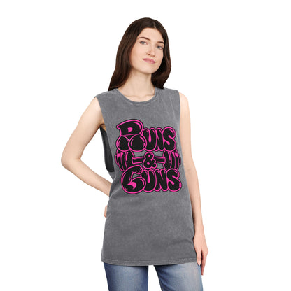Buns and Guns – Stonewash Tank