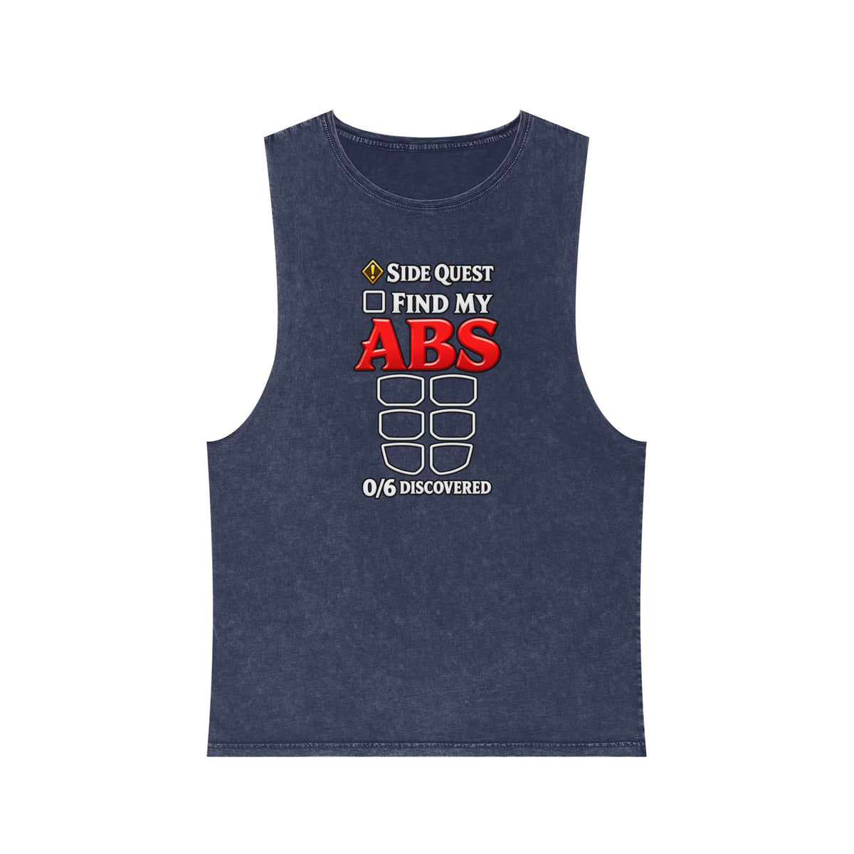 Side Quest: Find My Abs – Stonewash Tank