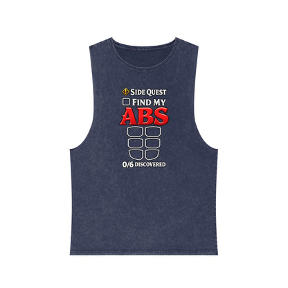 Side Quest: Find My Abs – Stonewash Tank