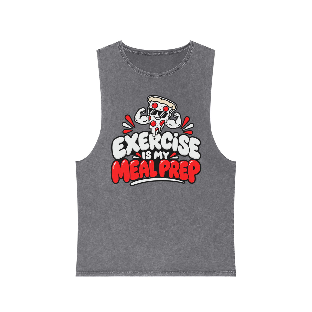 Exercise Is My Meal Prep – Stonewash Tank