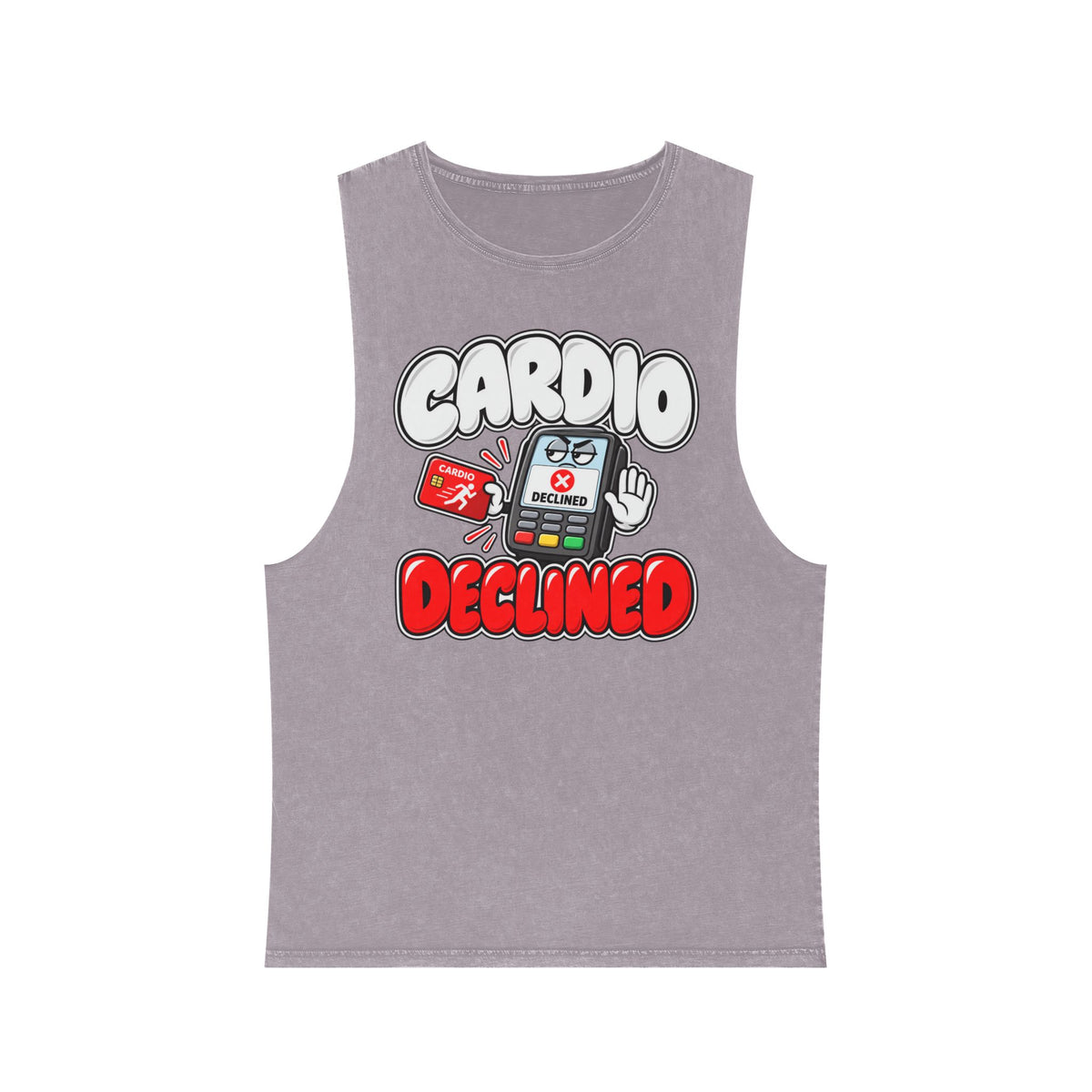 Cardio Declined – Stonewash Tank