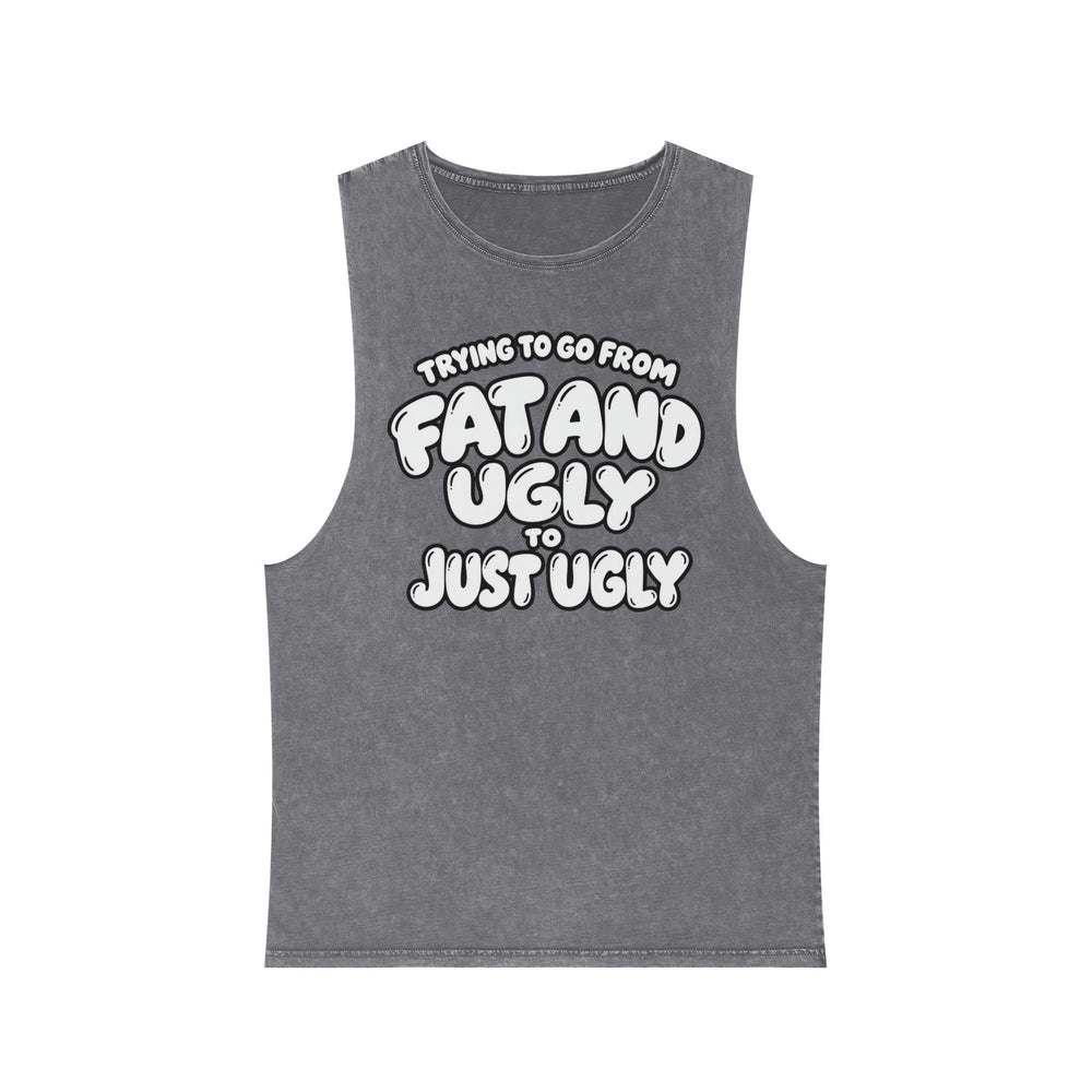 Trying to Go from Fat and Ugly to Just Ugly – White Lettering