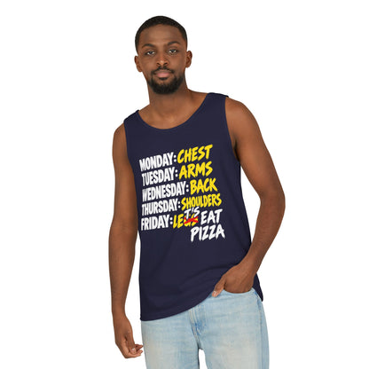 Workout Week: Let’s Eat Pizza – Comfort Colors Garment-Dyed Tank