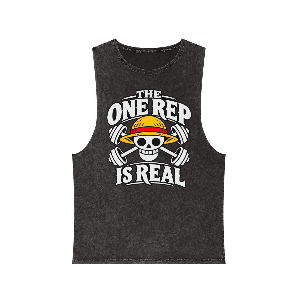 The One Rep Is Real – Stonewash Tank