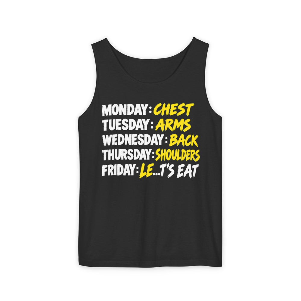 Workout Split: Friday Let’s Eat