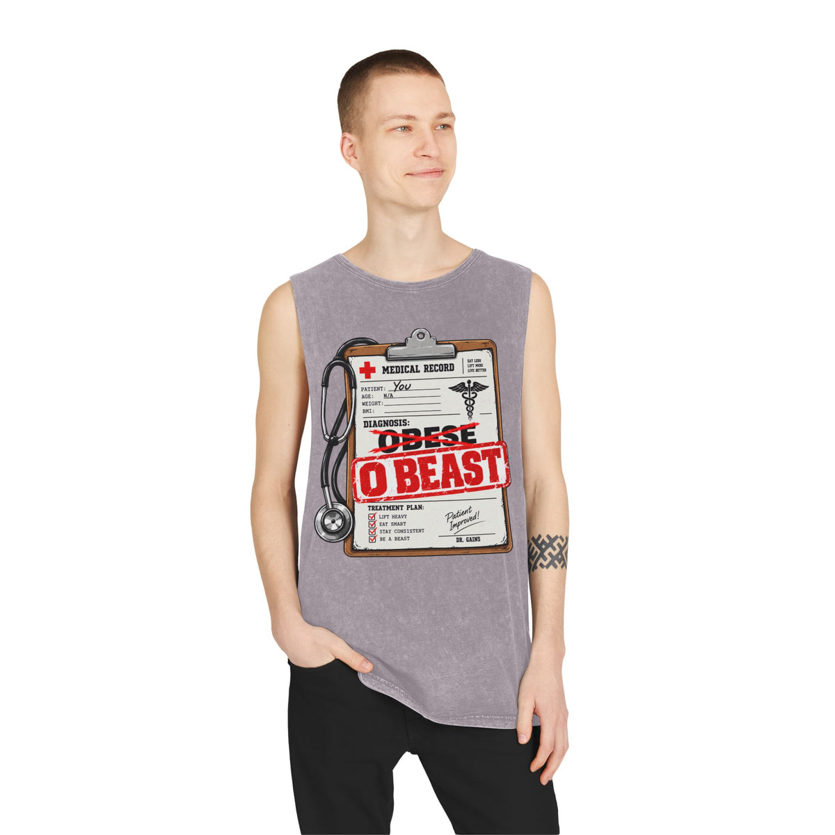 O Beast – Stonewash Tank