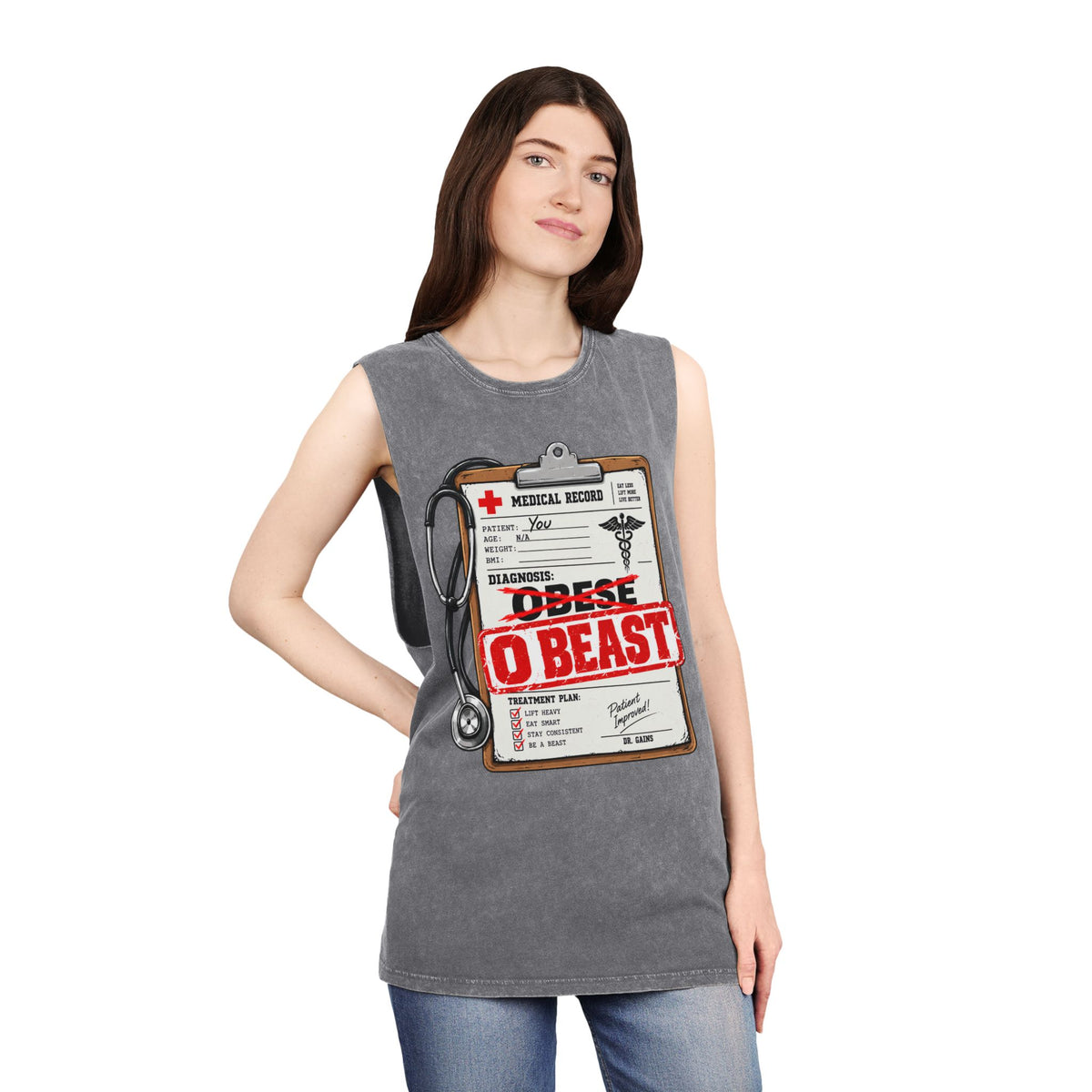 O Beast – Stonewash Tank