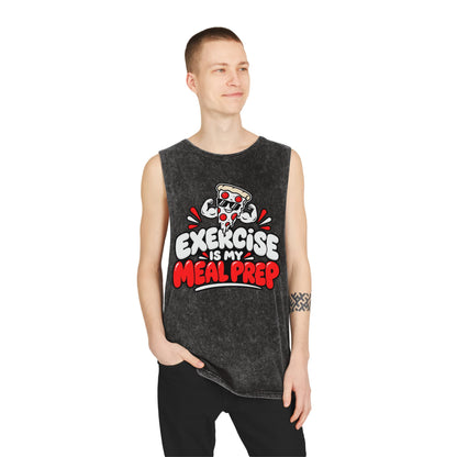 Exercise Is My Meal Prep – Stonewash Tank
