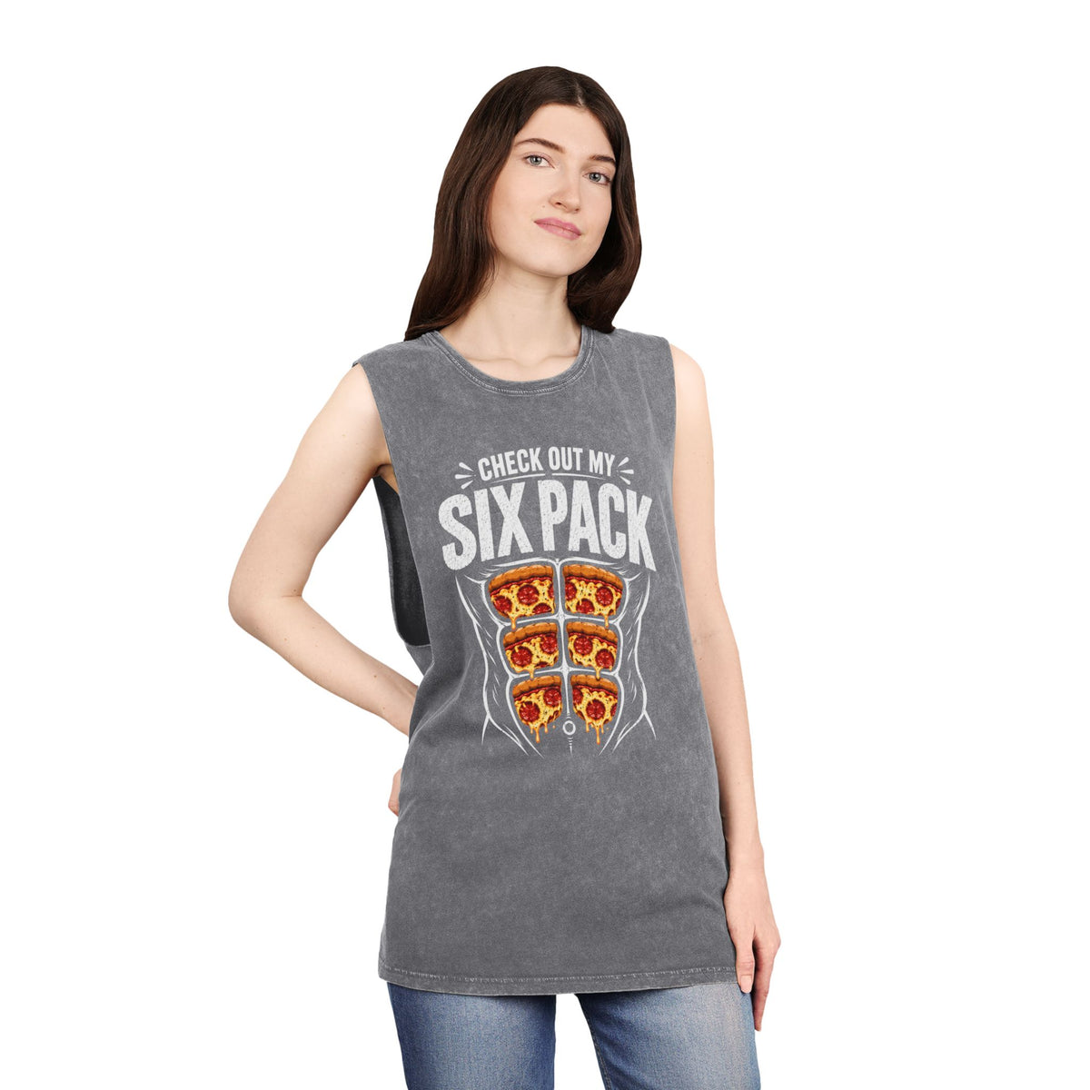 Check Out My Six Pack Pizza Tank Top