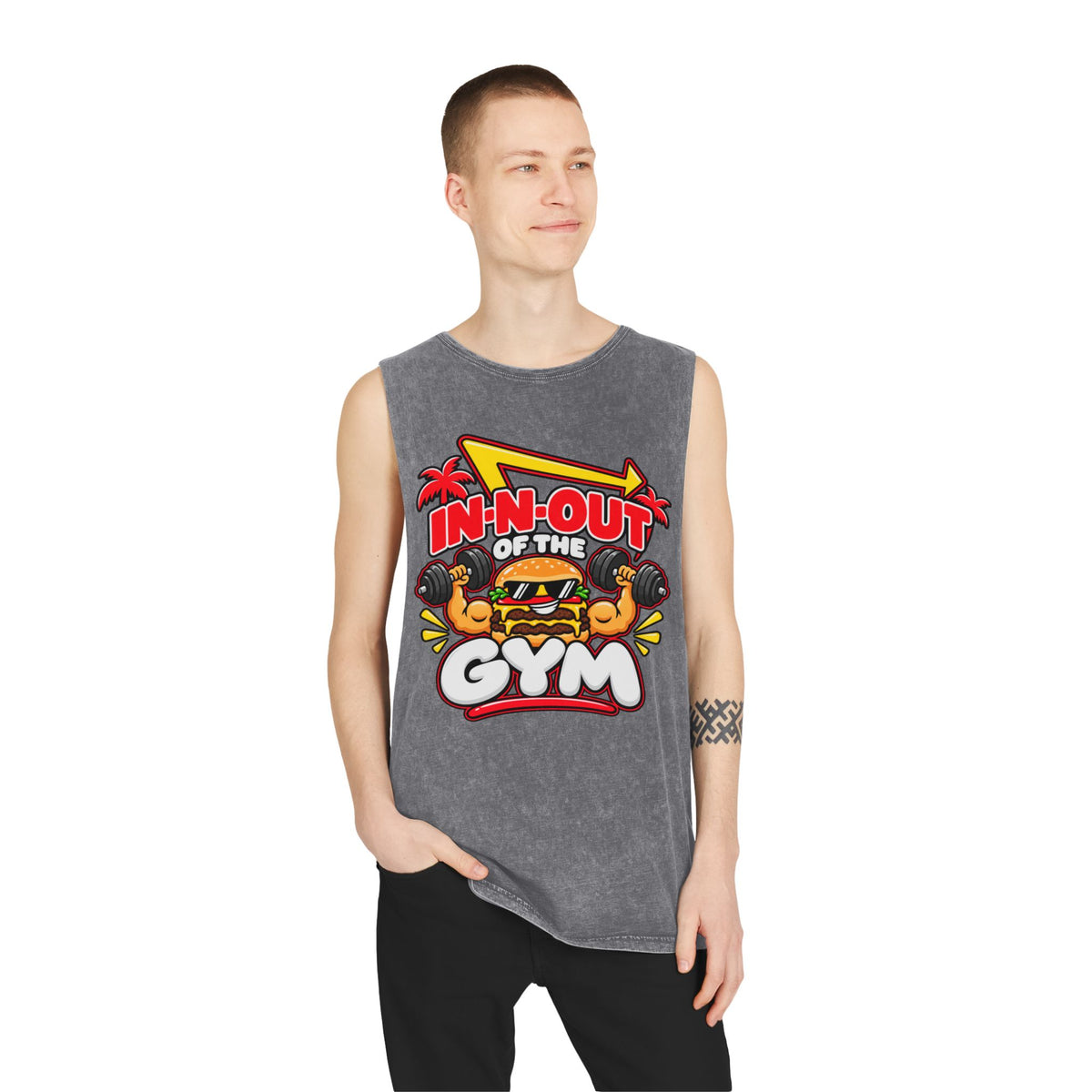 In-N-Out of the Gym – Stonewash Tank
