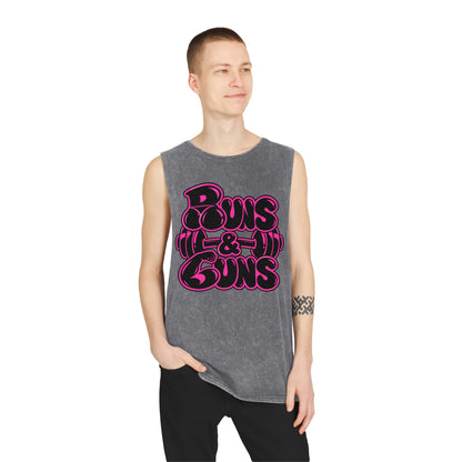 Buns and Guns – Stonewash Tank