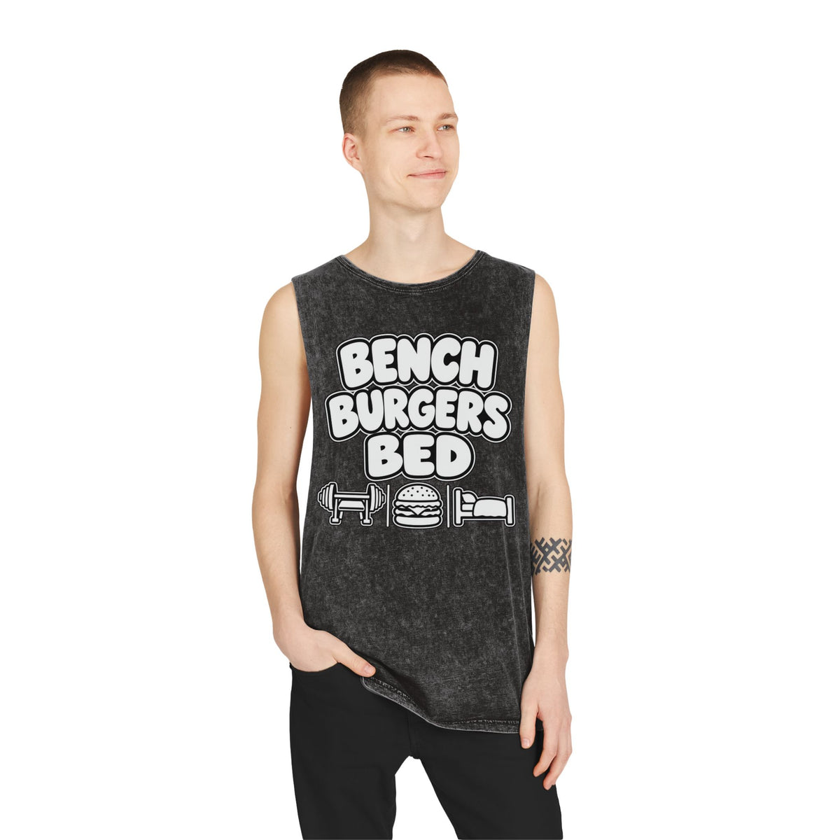 Bench Burgers Bed – Stonewash Tank