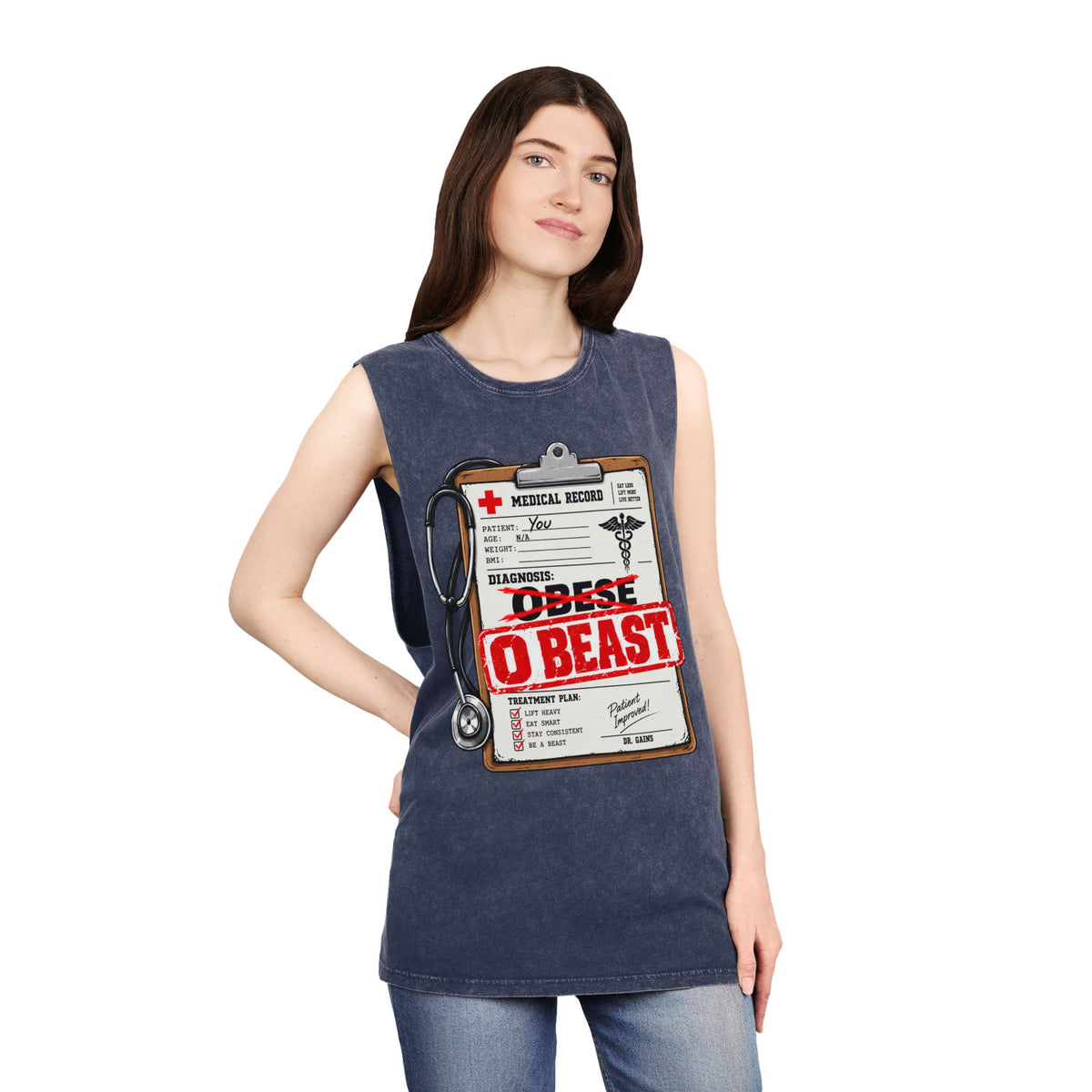 O Beast – Stonewash Tank