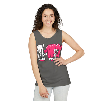 Stick Figure to Thick Figure – Comfort Colors Garment-Dyed Tank