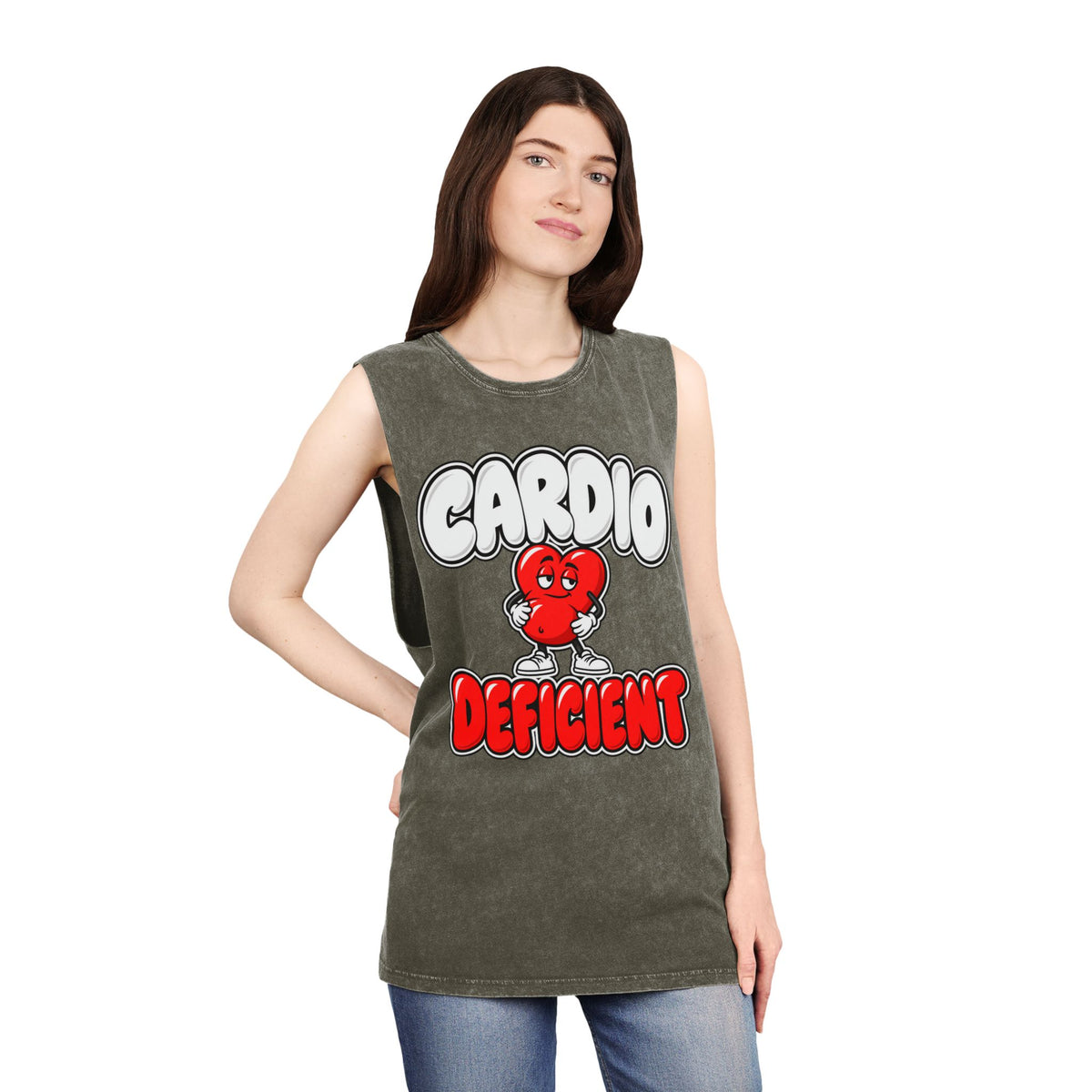 Cardio Deficient – Stonewash Tank