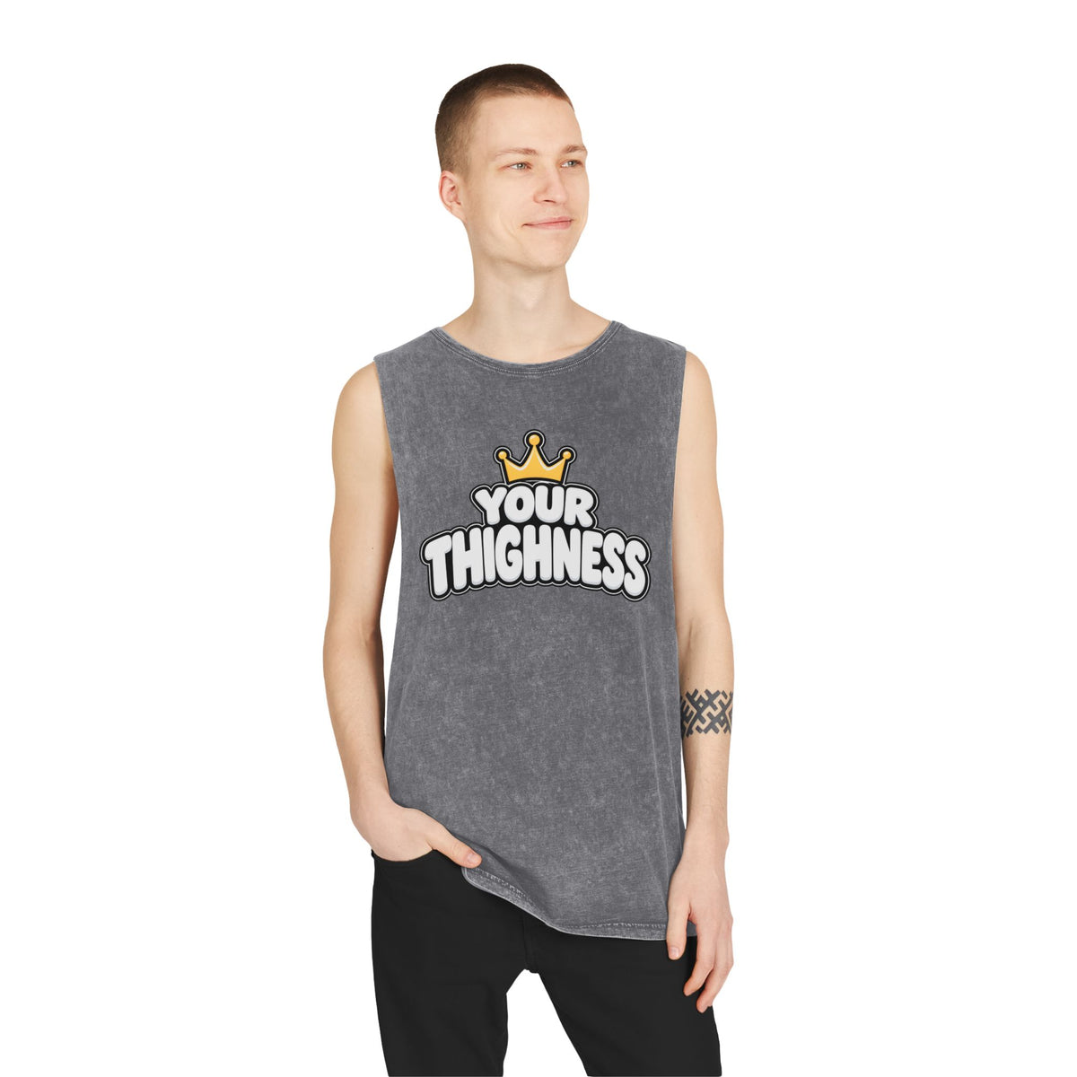 Your Thighness – Stonewash Tank