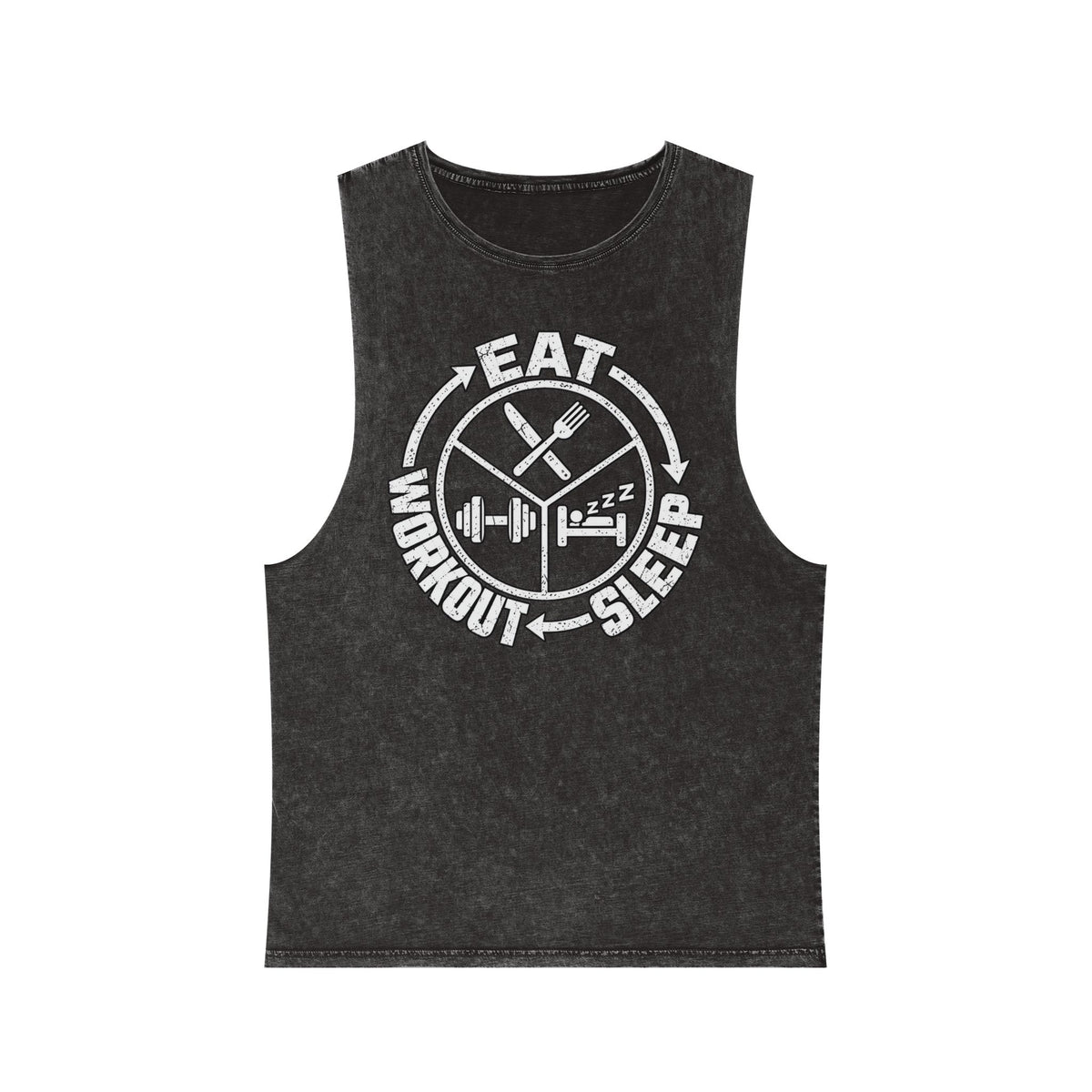 Eat Sleep Workout – Stonewash Tank