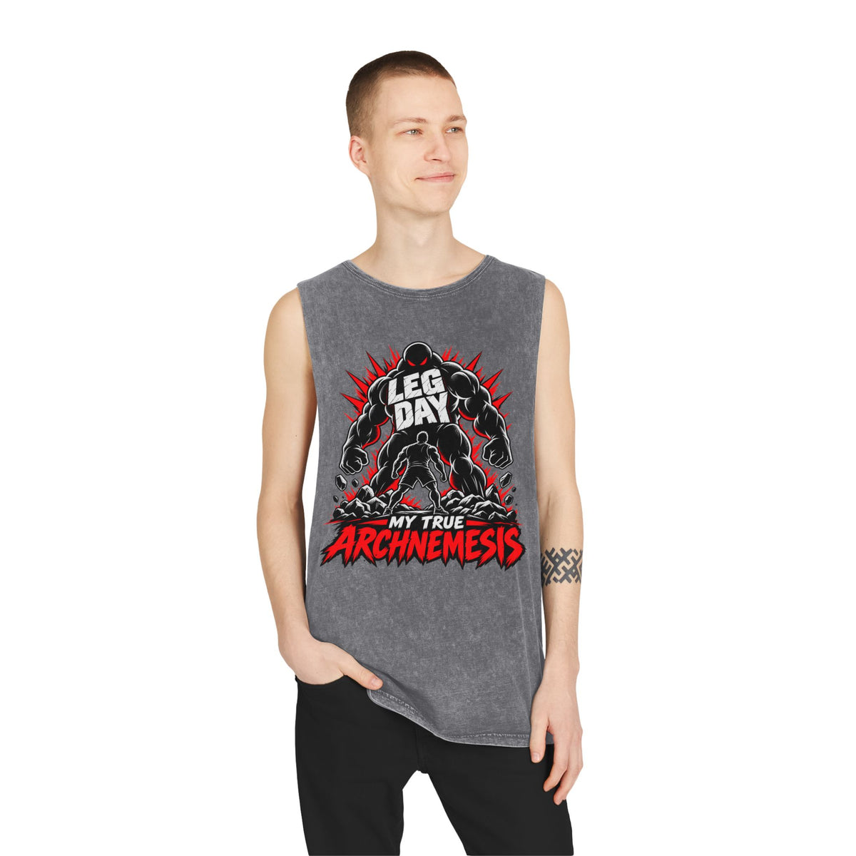 Leg Day: My True Archnemesis – Stonewash Tank