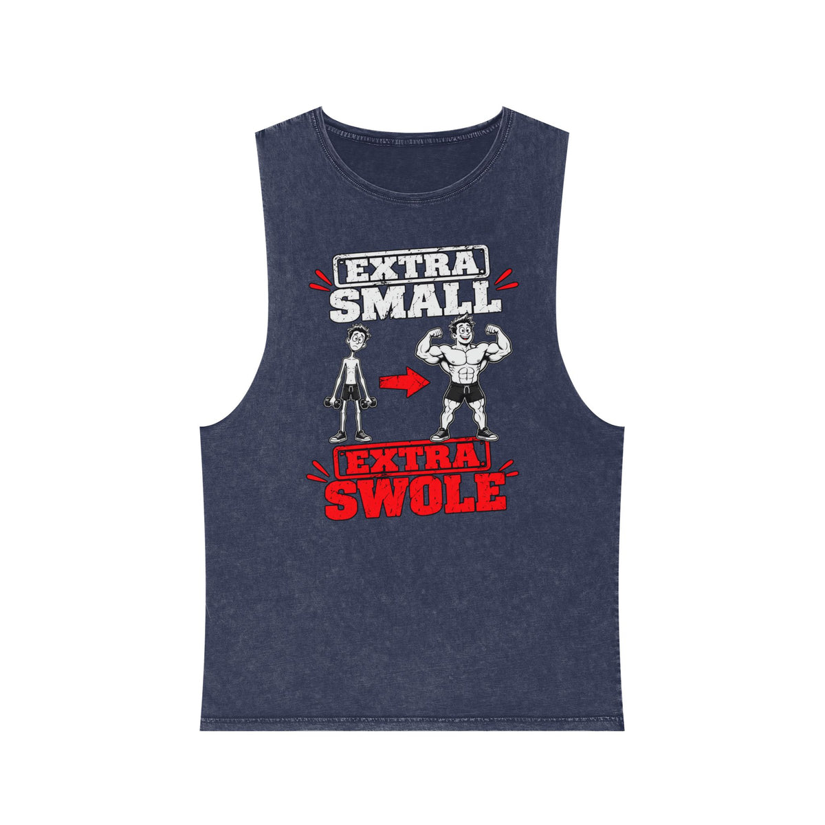 Extra Small to Extra Swole – Stonewash Tank