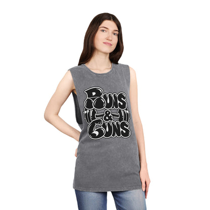 Buns & Guns – Stonewash Tank